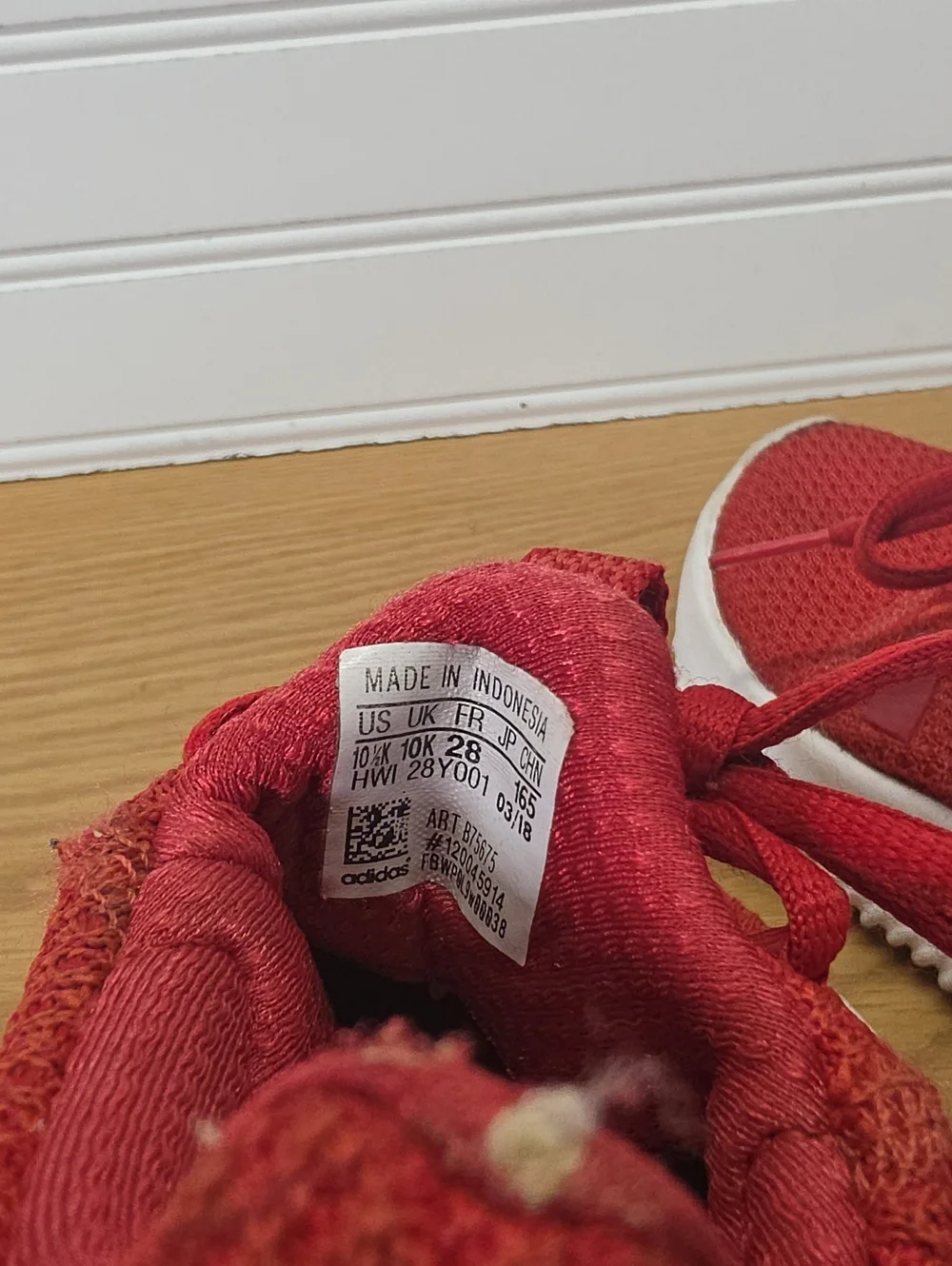 adidas breathable red